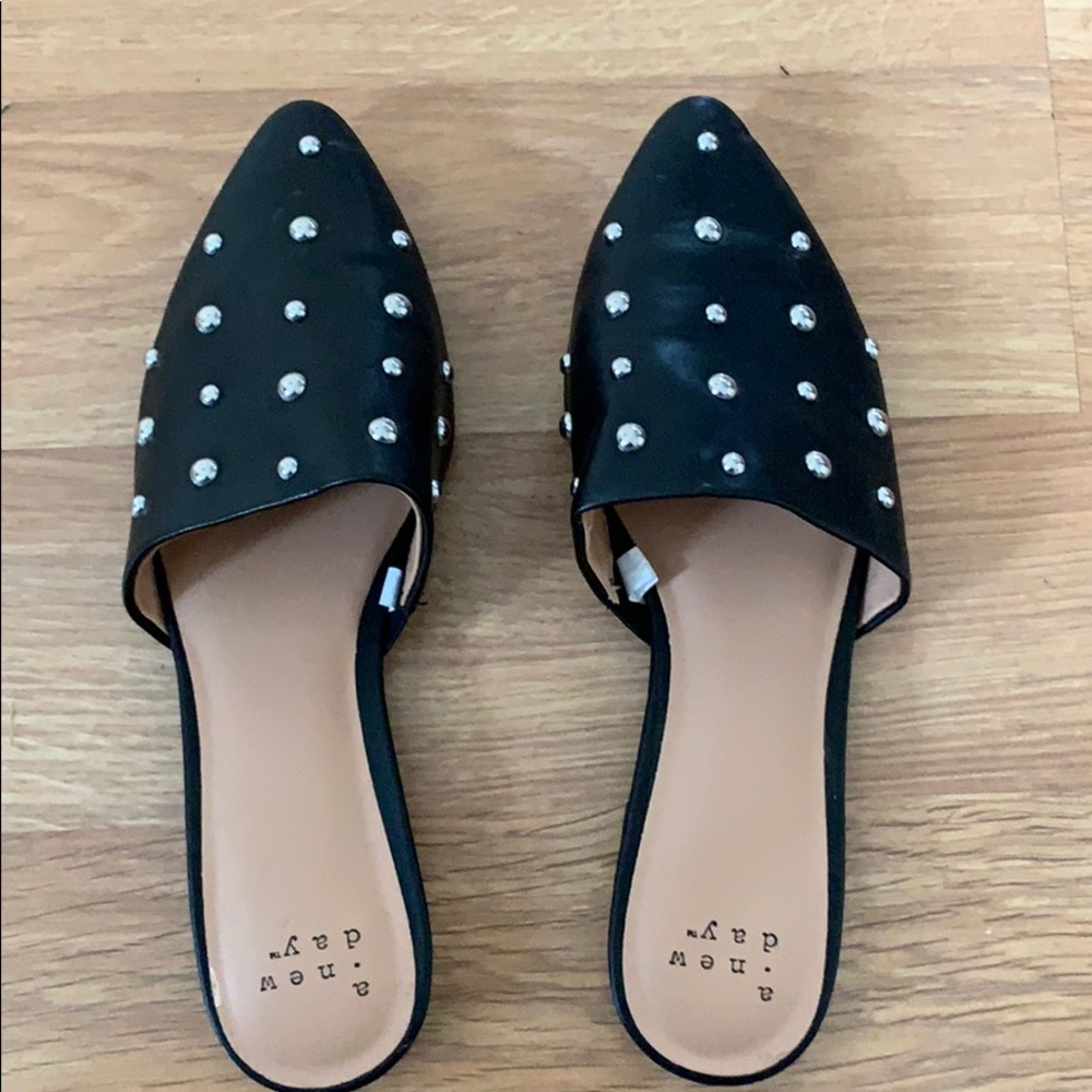 Studded mules